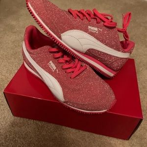Puma Steeple Pink/white Glitter